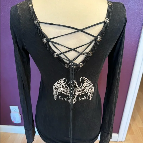 Primevil 💙 tunic. Super cool looking on M - Picture 4 of 5